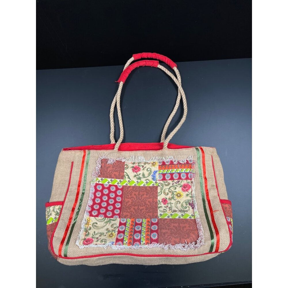 Kate McRostie SKU 7757 HoBo Patchwork Tote Bag purse